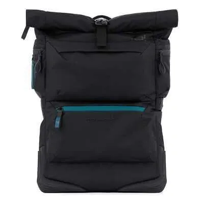 Pre-owned Piquadro Original  Rucksack Corner 2.0 Herren Schwarz - Ca5854c2o-n In Multicolor