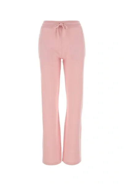 Versace Drawstring Flared Trousers In Pink