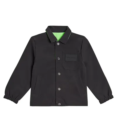 Marc Jacobs Kids' Reversible Teddy Jacket In Black