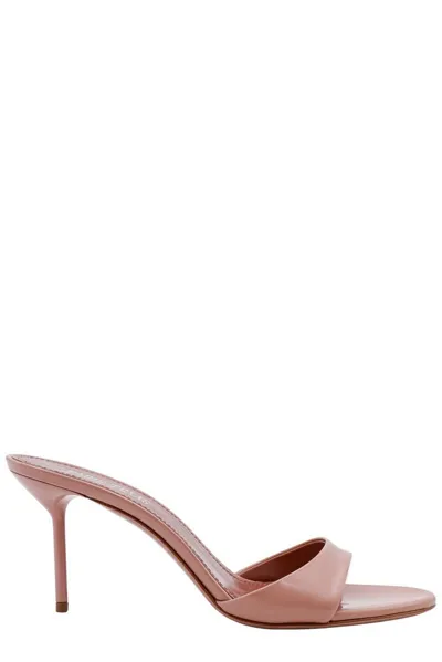 Paris Texas Lidia Mule Heels Dark Phard 35.5 In Pink