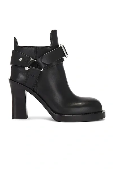 Burberry Stirrup Low Bootie In Black