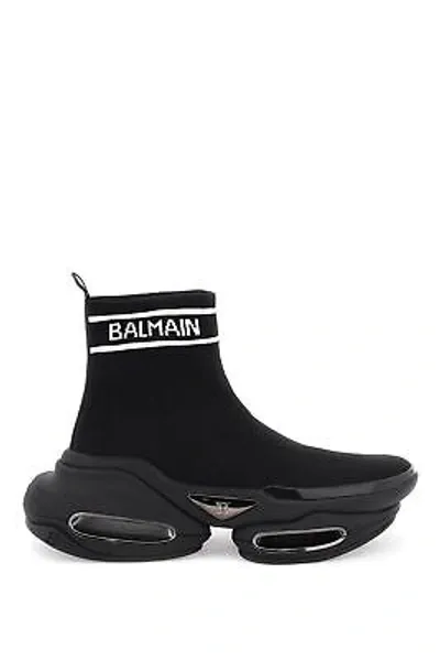 Pre-owned Balmain Damenschuhe Grösse 37 Schwarz Bn1vj684tknt Eab