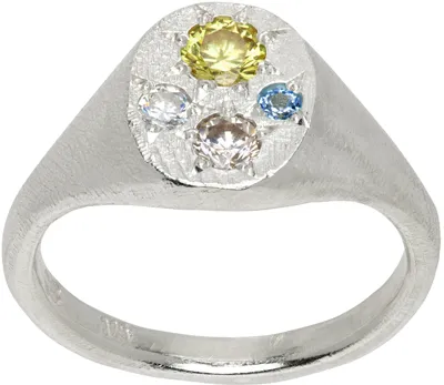 Seb Brown Silver Aix Ring In Multi