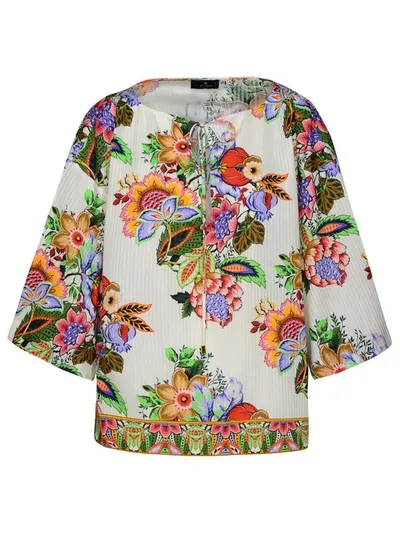 Etro Multicolor Silk Blend Shirt