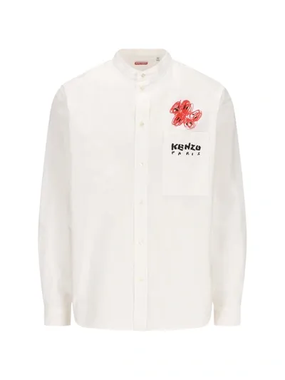 Kenzo Shirt With Illustration Clothing In White