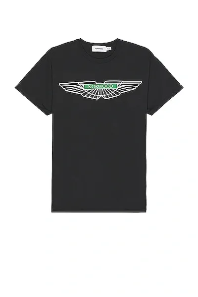 Norwood Wings Tee In Black