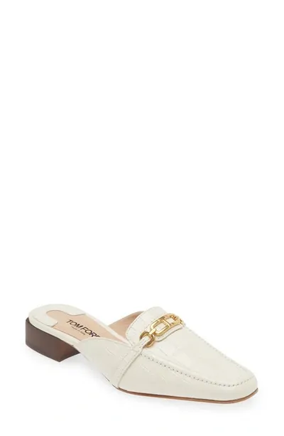 Tom Ford Whitney Loafer Mule In Nude