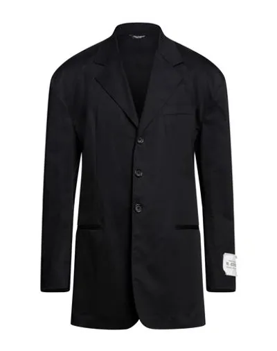 Dolce & Gabbana Buttoned Jacket In Black