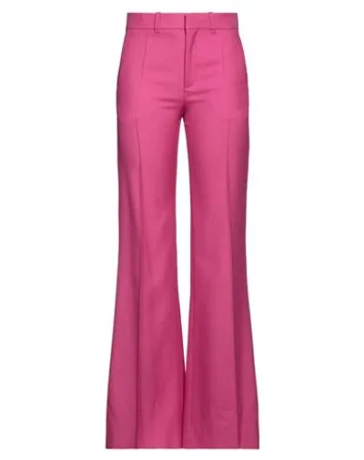 Chloé Fuchsia Raspberry Pants In Pink & Purple