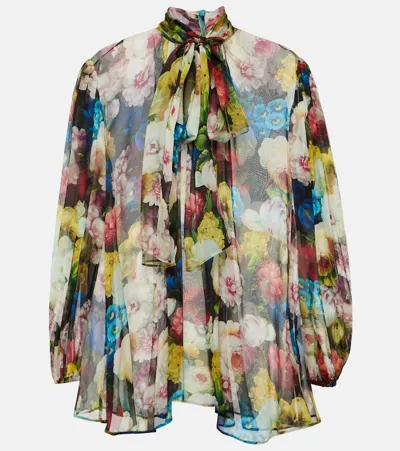 Dolce & Gabbana Blouse Shirt In Multicolor