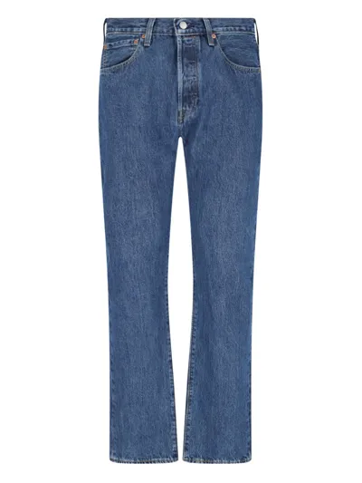 Levi's Strauss '501 Stonewash' Jeans In Blue