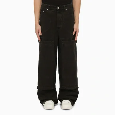 Off-white Off White™ Black Denim Cargo Trousers