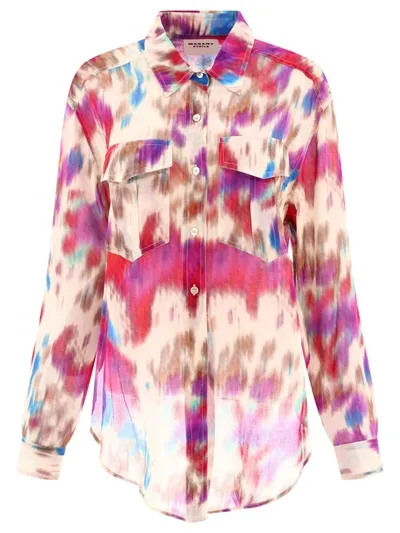 Isabel Marant Nath Shirt In Fuchsia