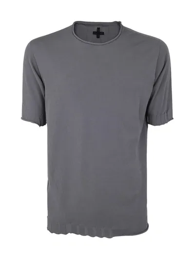 Md75 Round Neck Pullover In Grey