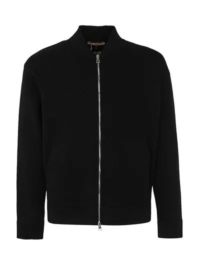 Nuur Bomber With Full Zip In Black