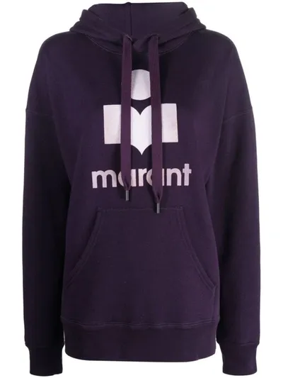 Isabel Marant Étoile Mansel Hoodie In Pink & Purple