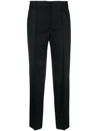 Officine Generale Roxane Cropped Trousers In Black