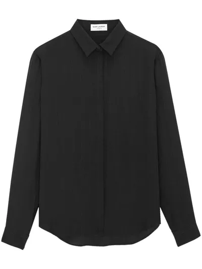 Saint Laurent Shirt Clothing In Black