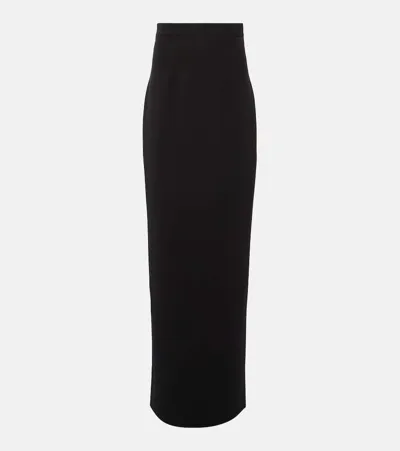 Safiyaa Sidha Crêpe Maxi Skirt In Black