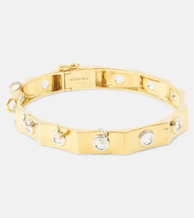 Rainbow K Armband Eyet Aus 14kt Gelb- Und Weissgold Mit Diamanten In Gold