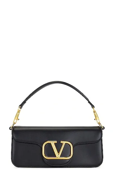 Valentino Garavani Loco Shoulder Bag In Black