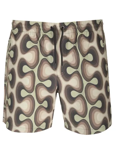 Dries Van Noten Phibbs Swim Shorts In Multi