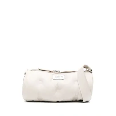 Maison Margiela Large Glam Slam Quilted Shoulder Bag In Neutrals