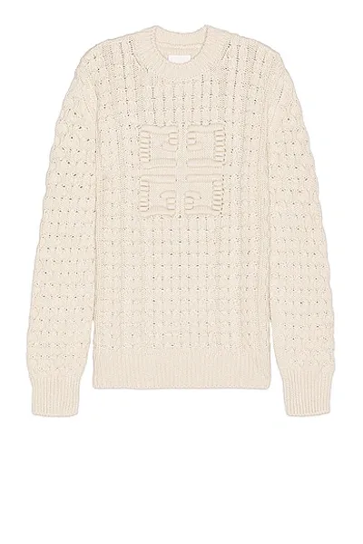 Givenchy Crew Neck Sweater In Cream