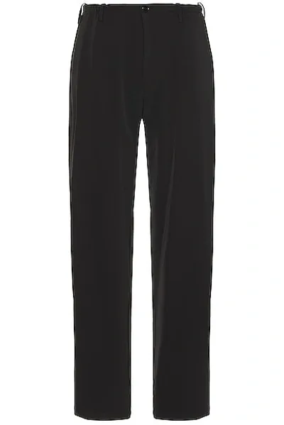 Mm6 Maison Margiela Straight Trouser In Black