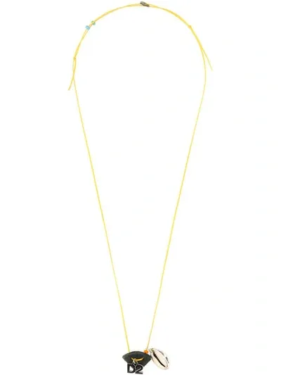 Dsquared2 D2 Surf Necklace In Gold