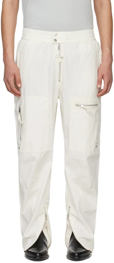 Isabel Marant Off-white Niels Cargo Pants In Beige