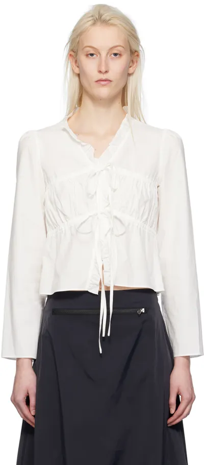 Open Yy Ssense Exclusive White Blouse