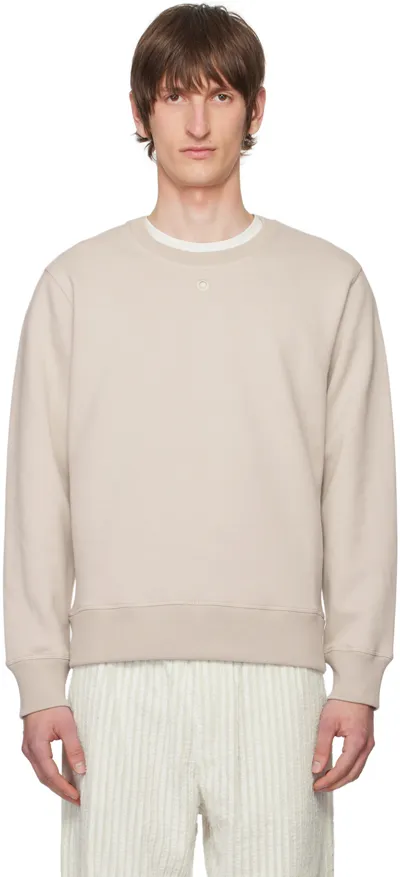 Craig Green Beige Hole Sweatshirt In Ecru