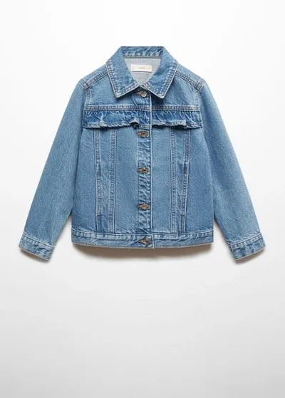 Mango Kids' Blouson In Medium Blue