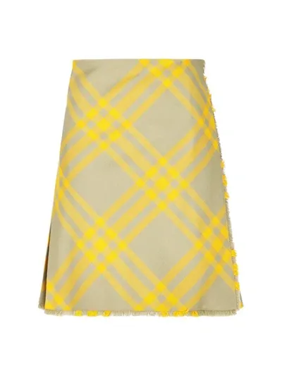 Burberry Skirts In Hunter Ip Check