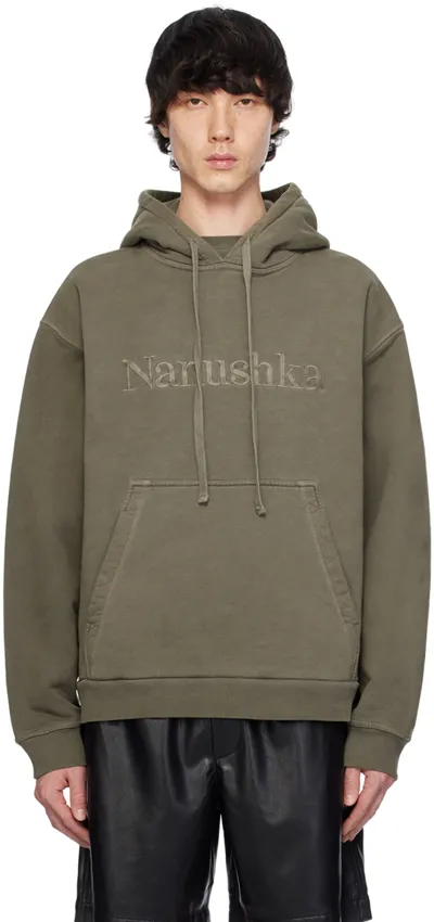 Nanushka Organic Recycled Cotton Ever Hoodie In Asphalt