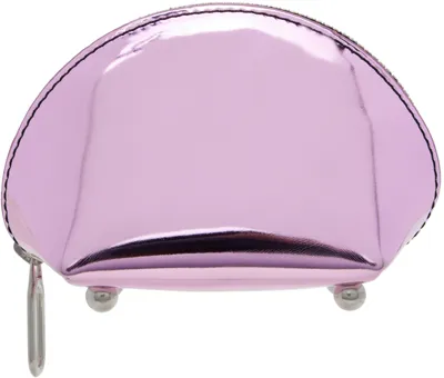 Justine Clenquet Pink Rosie Coin Pouch In Pink Patent