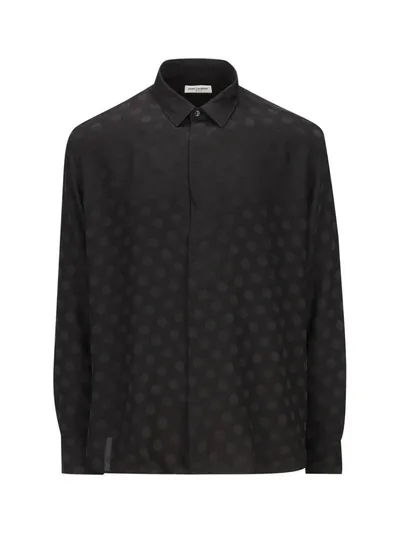 Saint Laurent Shirts In Black