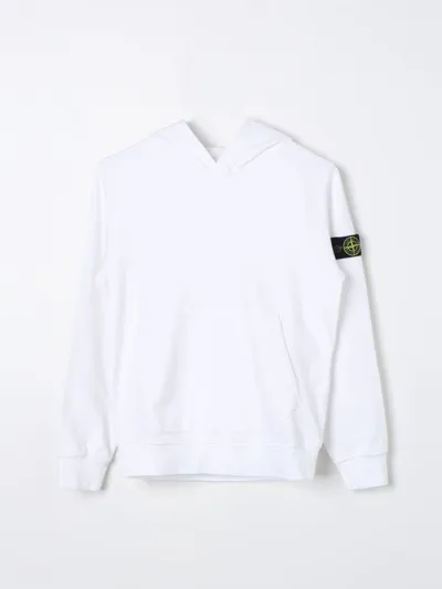 Stone Island Junior Sweater  Kids Color White