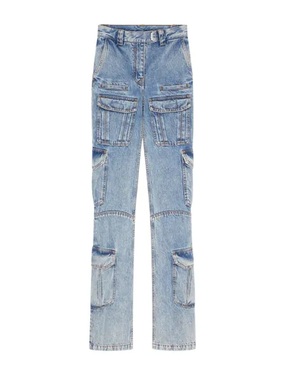 Givenchy Bootcut Jeans In Light Blue