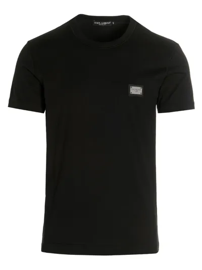 Dolce & Gabbana Essential Jersey T-shirt In Black