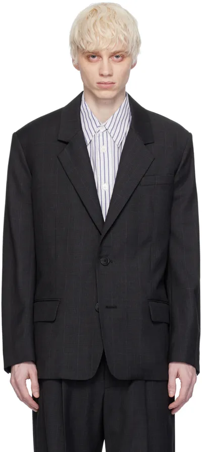 Isabel Marant Gray Nolan Blazer In 02an Anthracite