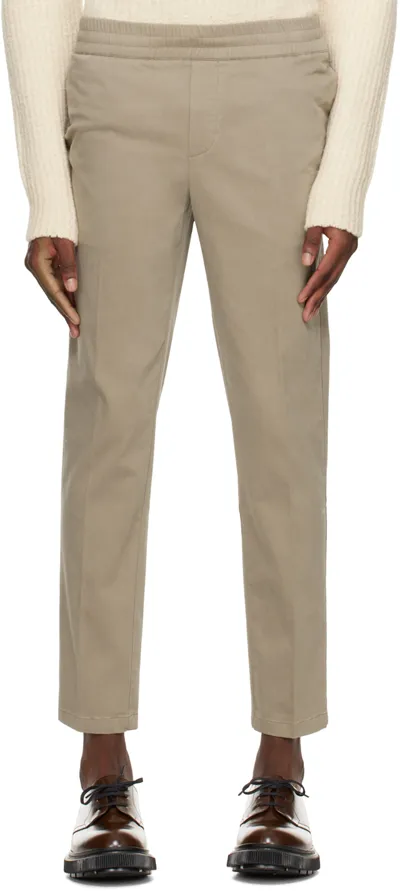 Samsã¸e Samsã¸e Khaki Smithy Trousers In Fallen Rock