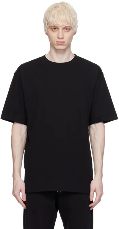 Dries Van Noten Black Dropped Shoulders T-shirt