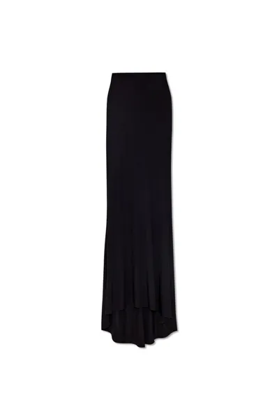 Vetements Train Maxi Skirt In Black