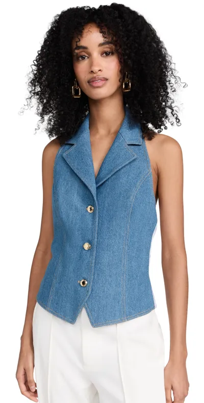 Sergio Hudson Classic Vest Medium Wash 8