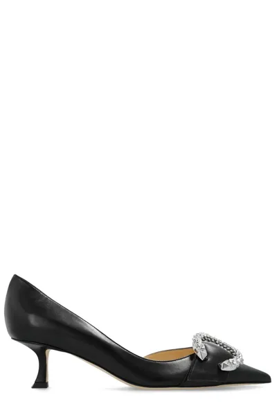 Jimmy Choo Melva Dorsay Slip In Black