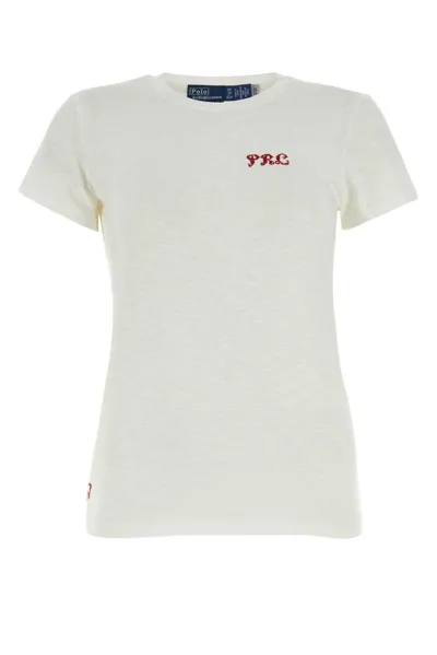 Polo Ralph Lauren Crewneck Straight Hem T In White