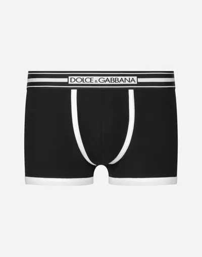 Dolce & Gabbana Regular Boxer In Black