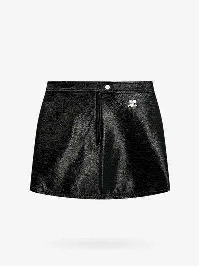 Courrèges Courreges Woman Skirt Woman Black Skirts